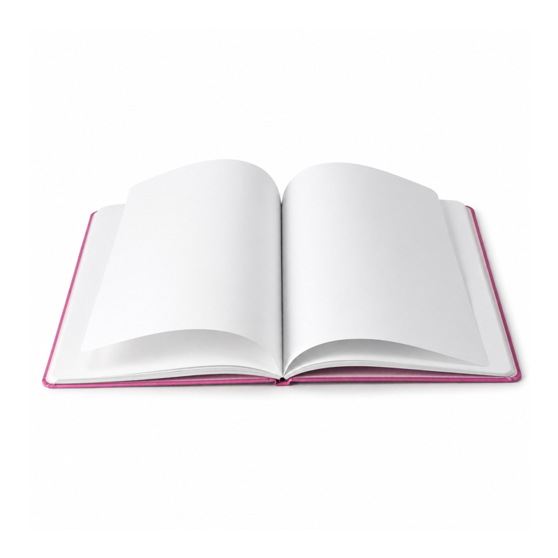 adhesive binding notebooks 2 open pages top angle view adhesive binding notebooks 2 open pages top angle view