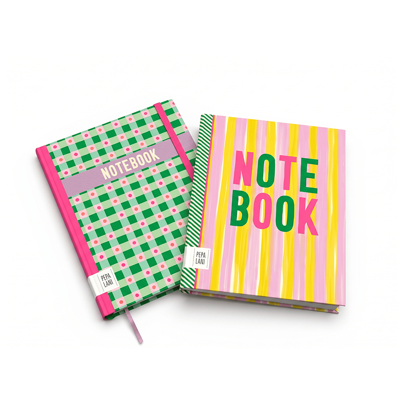 colorful printed hardcover notebook 1