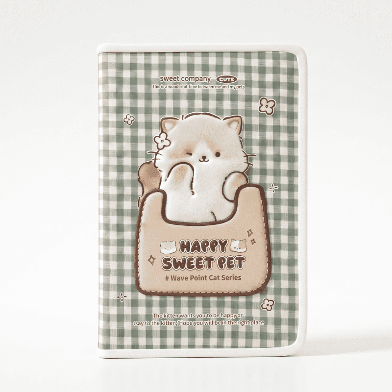 Home ym 046 custom 3d cat patch notebook 2