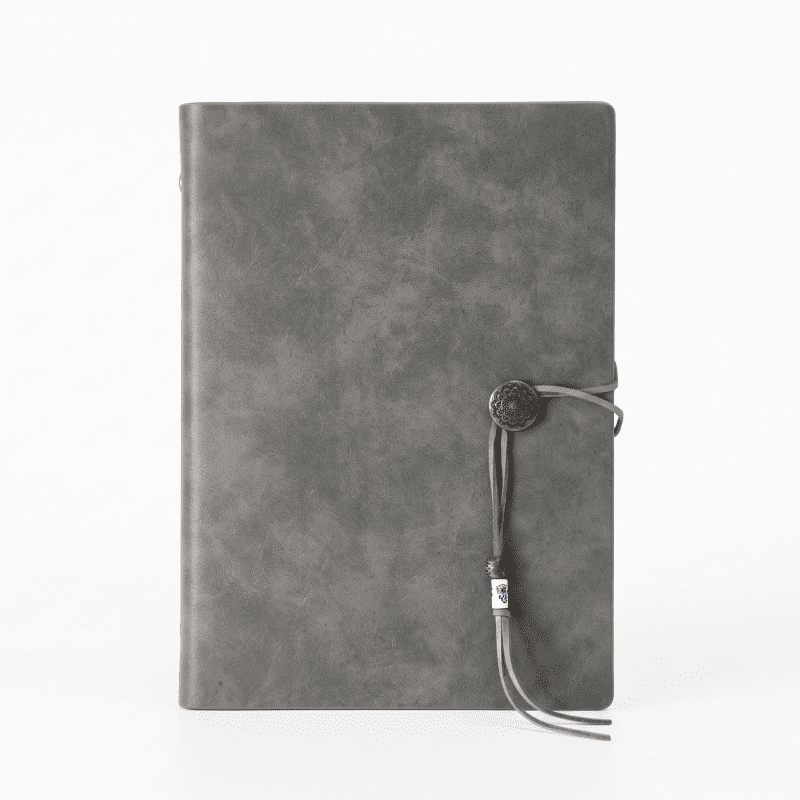 Home ym 050 custom pu hardcover notebook with cord closure v3