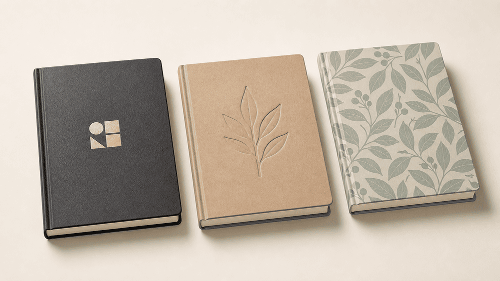Notebook Cover Design Guidelines: The Differences Between Hot Stamping, Embossing, and Gravure Printing notebook cover hot stamping embossing gravure comparison