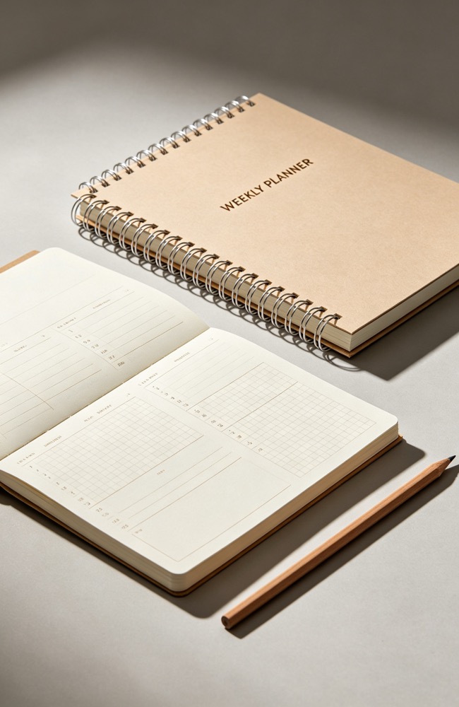 custom planner manufacturer custom spiral weekly planner