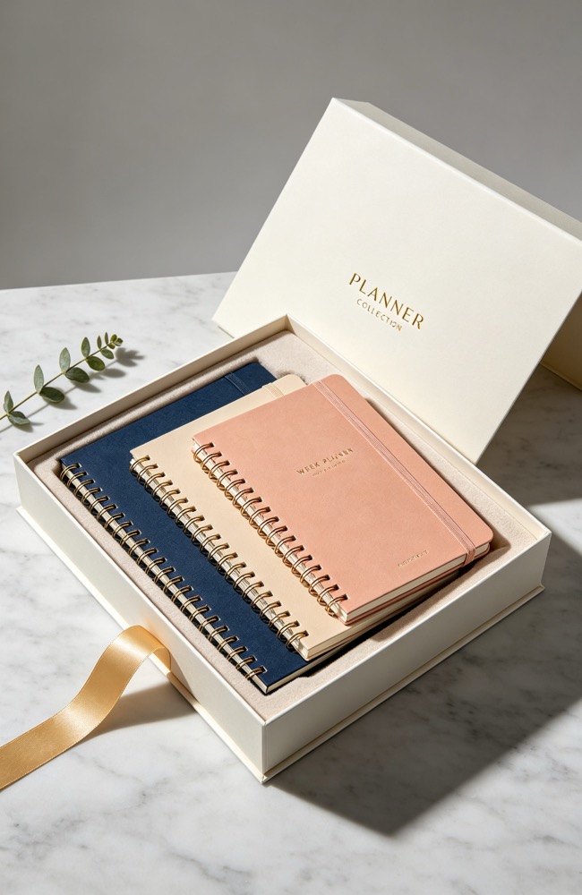 custom planner manufacturer private label planner gift set