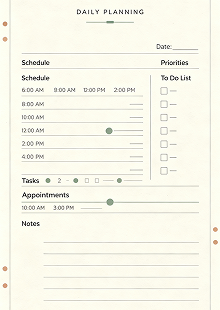 custom planner manufacturer daily planning pages