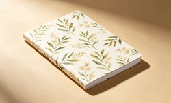 printed paper journal cover